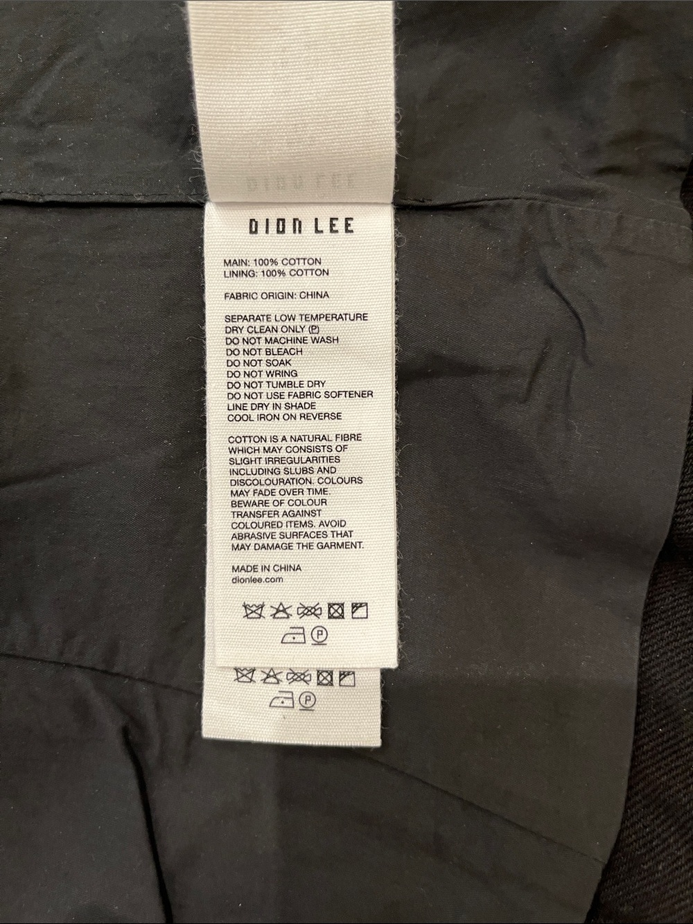 Dion Lee Black Denim Biker Corset - Picture 8 of 11